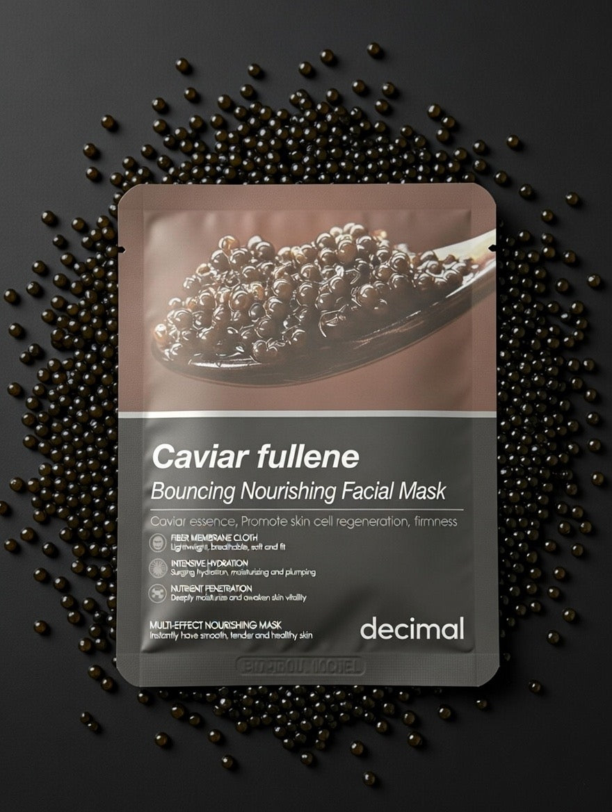 Free Sample 1 per Customer: Decimal Natural Ingredient Facial Sheet Masks - Variety Pack (Choose Your Flavor, 2 Mask)