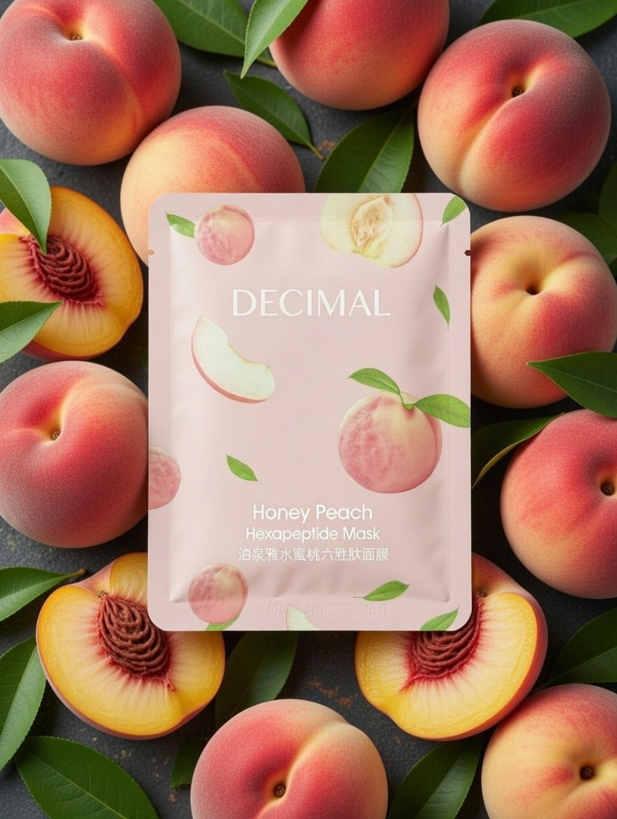 Free Sample 1 per Customer: Decimal Natural Ingredient Facial Sheet Masks - Variety Pack (Choose Your Flavor, 2 Mask)
